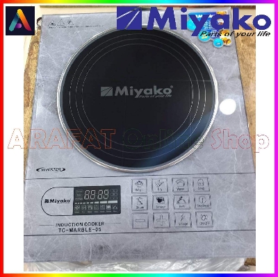 Picture of Miyako Induction Cooker TC-MARBLE-05/04 [INVERTER] With FREE COOKING POT | 2200 Watt | Digital Display - Black