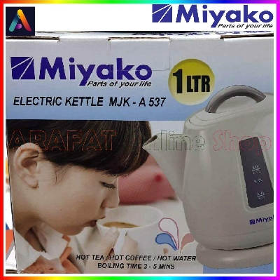 Picture of Miyako Electric Kettle | 1 LTR | MJK-A537 - Grey