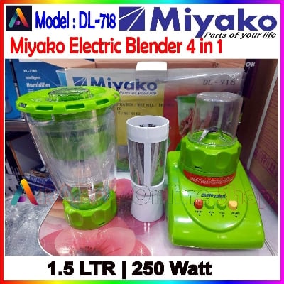 Picture of Miyako 4 in 1 Electric Blender & Joucer DL-718 (White Pink Color)