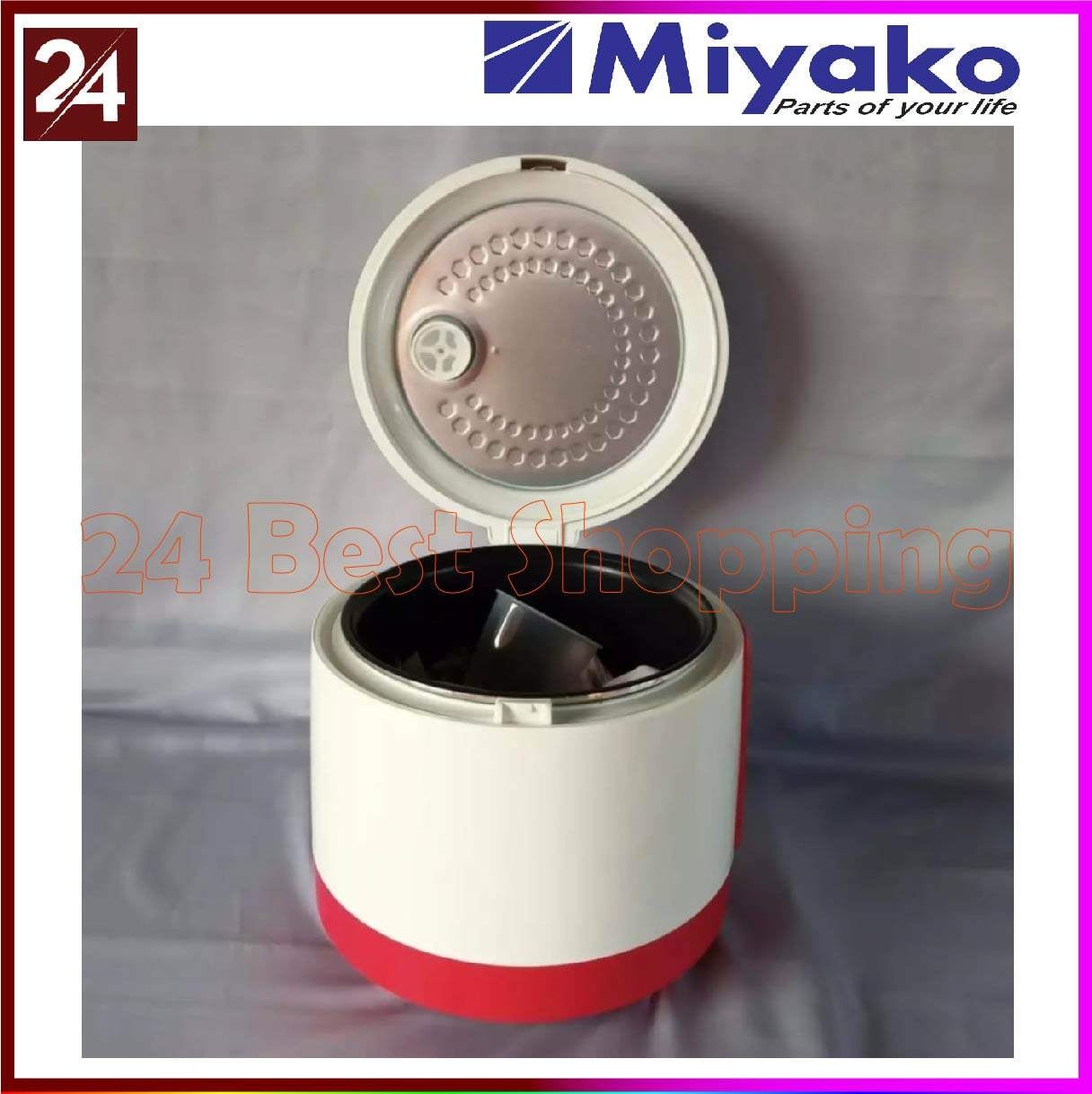 Picture of Miyako Electric Mini Rice Cooker 1 Ltr | MCM-P01 | Rice Cooker - Black & Red