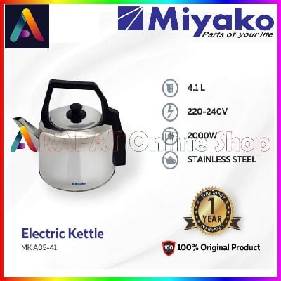 Picture of Miyako Automatic Electric Steel Kettle | Mk-A05-41 | 4.1 Liter - Multicolor