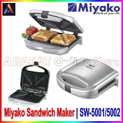Picture of Miyako Electric Sandwich Maker | SW-5002 | 750 Watt - White