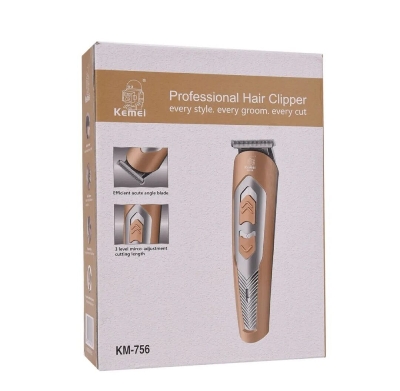 Picture of Kemei KM-756 Titanium Blade 4 comb Hair Trimmer & Clipper