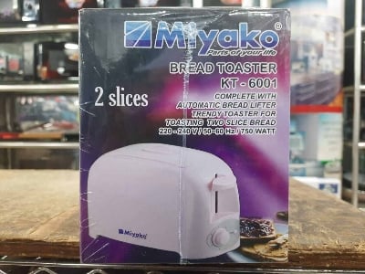 Picture of Miyako Automatic Bread Toaster with Lid | KT-6001 - Multicolor