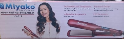 Picture of Miyako Professional Electronic Hair Straightener | Miyako Electronic Hair Straightener | Model : HS-915 - Red