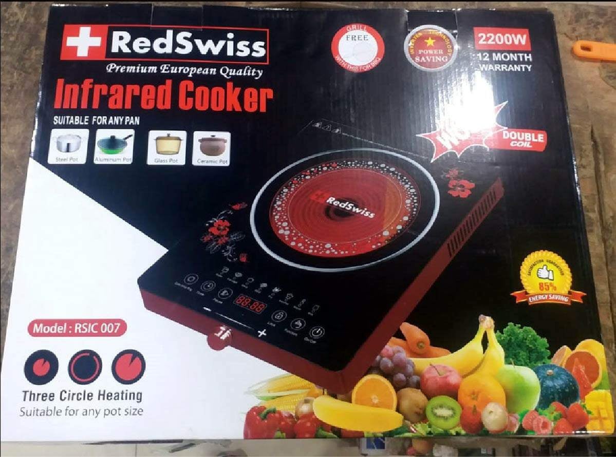 Picture of RedSwiss Infrared Cooker RSIC-007 [INVERTER] Using any Pot | 2200 Watt | Digital Display