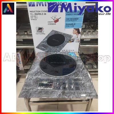 Picture of Miyako Induction Cooker Smokeless And Energy Savings [INVERTER] | Model : TC-Marble-06 | Capacity : 2200 Watt | 4 Digit Display