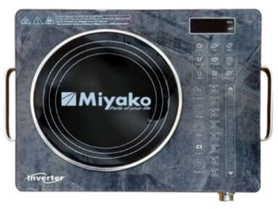 Picture of Miyako [Inverter] Infrared Cooker Smokeless And Energy Savings - Cook Efficiently With Miyako Infrared Cooker - Smokeless And Energy-Saving Appliance | ATC-102YK - Black & Silver