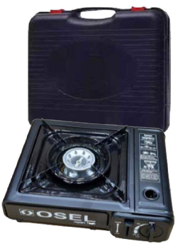 Picture of 2pc Moon Gas Can + Osel Gas Stove / Osel Portable Gas Stove with 2pc Moon Butane Gas Cane FREE