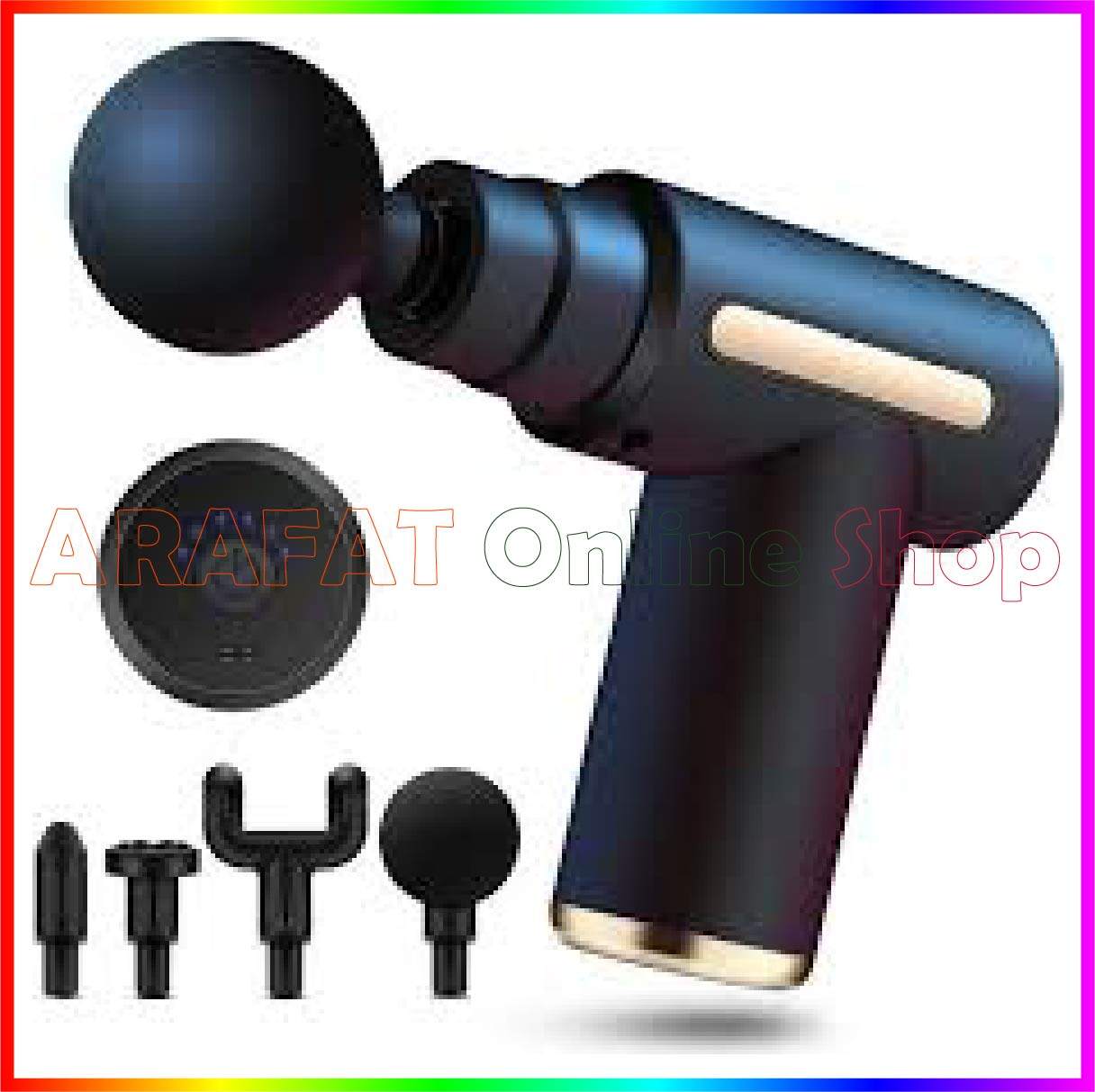 Picture of Portable mini massager deep tissue Therapy to relieve muscle soreness, used for athletes, percussion muscle massager and back massager - Multicolor