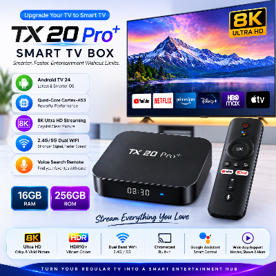 Picture of TX20Pro 12K Ultra HD 16GB/256GB Voice Remote