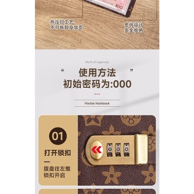 Picture of Cash Saving Book Can Only Put Money, Family Financial Management Accounting Book, Money Saving Bag, Kidsren's Change Money Saving Zipper Bag Loose-Leaf Book - Multicolor