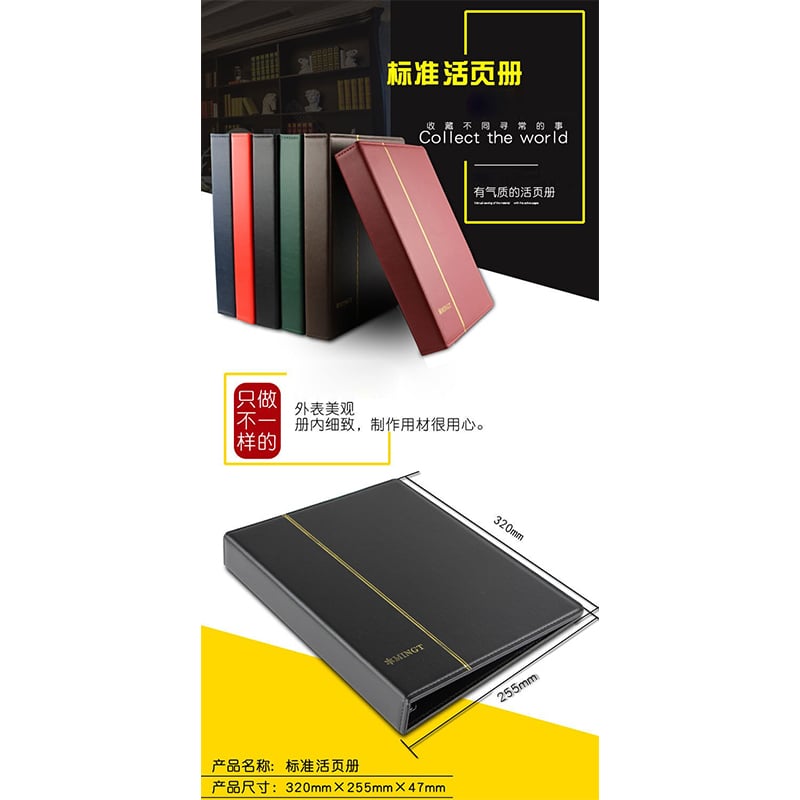 Picture of 300 pocket banknote File album - Multicolor