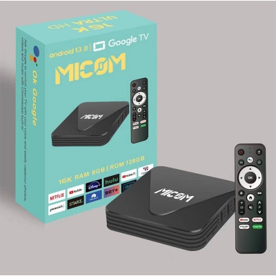 Picture of Micom 16K Ultra HD 8 GB Ram 128 GB Rom Android TV Box