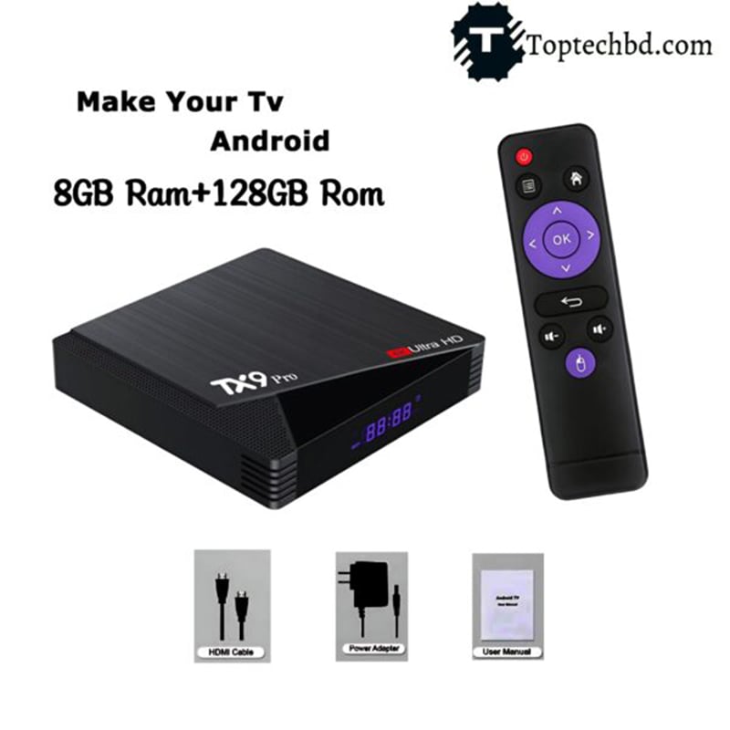 Picture of Tx9 Pro 12k Ultra HD 8GB Ram 128GB Rom Android Tvbox