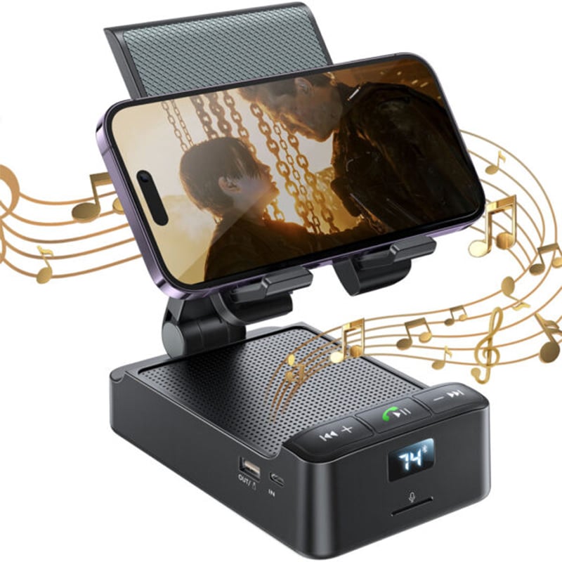Picture of JR-MH01 Wireless Speaker with Phone Holder Black
