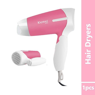 Picture of kemey KM-6830 Hair Dryer for Women - White and Pink - Hair Dryer - Hair Dryer - Pink