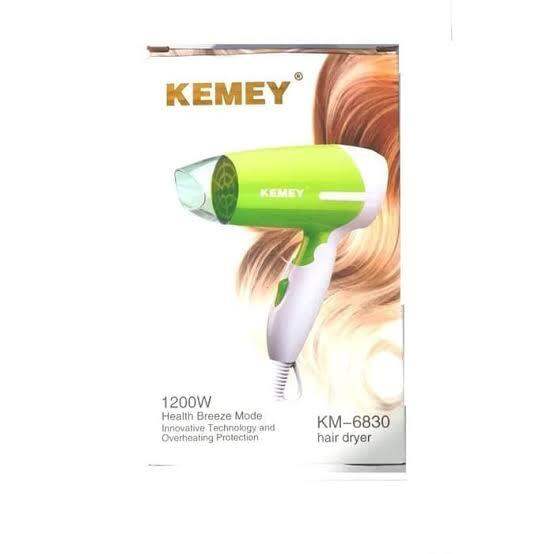 Picture of Kemey Km 6830 Hair Dryer  For Women 1200W - Hair Dryer - Grey