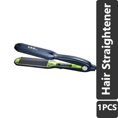 Picture of V&G 8250 Flat Hair Straightener Flat Iron With Temperature (Black)