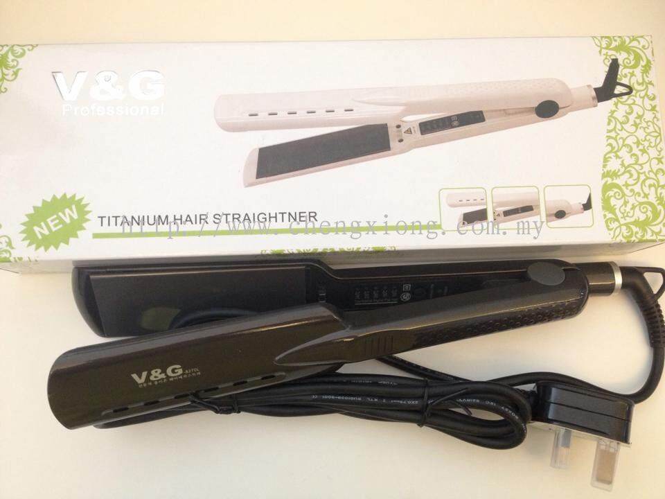 Picture of V&G 8270L Professional Hair Straightener Iron - Black