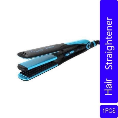 Picture of KM-2209 Flat Straightening Corrugated Curling Styling Tools 2 in 1 Curling Iron Dry wet Hair Straightener Hair Curler
