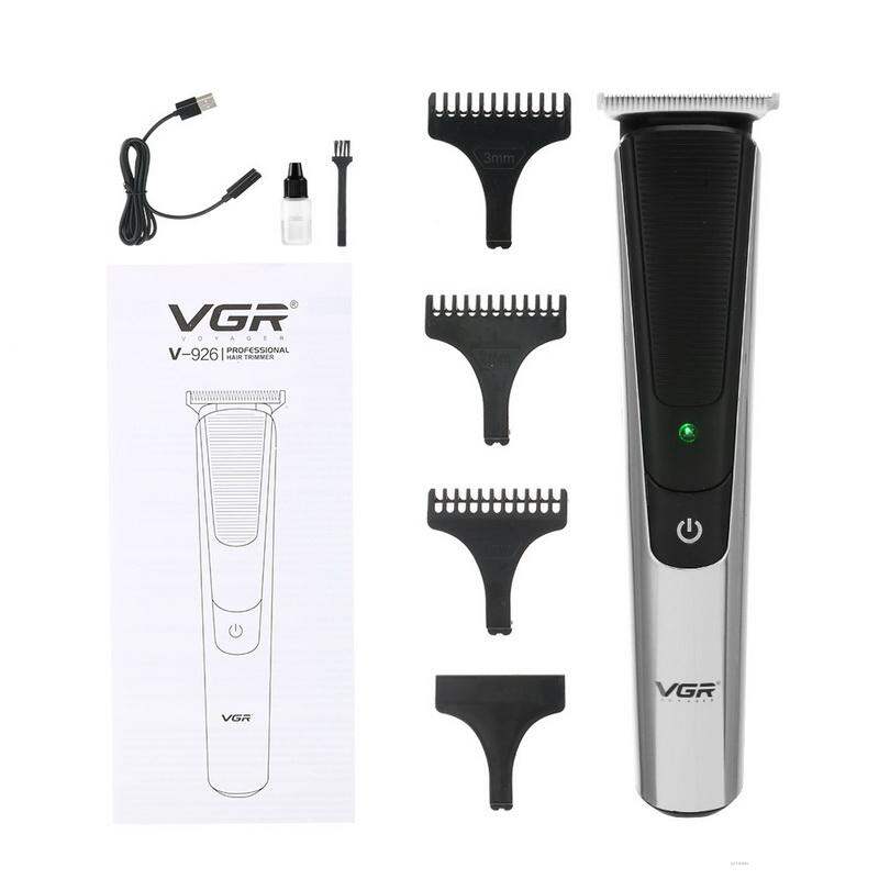 Picture of VGR V-926 New Style Shaving Electric Hair Clipper, Rechargeable Electric Hair Clipper, Adult Oil Tip Electric Hair Clipper - Black