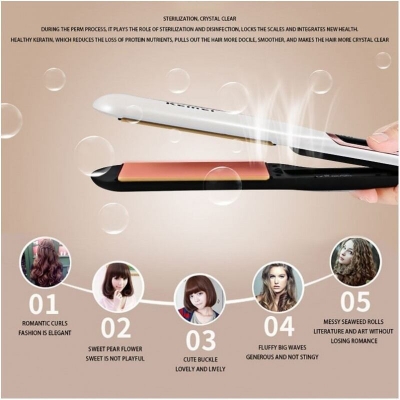 Picture of KEMEI KM-9622 LED display 110-240V ceramic hair straighteners