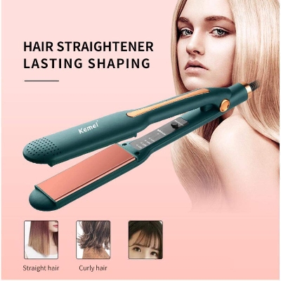 Picture of KEMEI KM-9827 Professional Hair Straightener Electric Flat Iron Hair Styling Tools