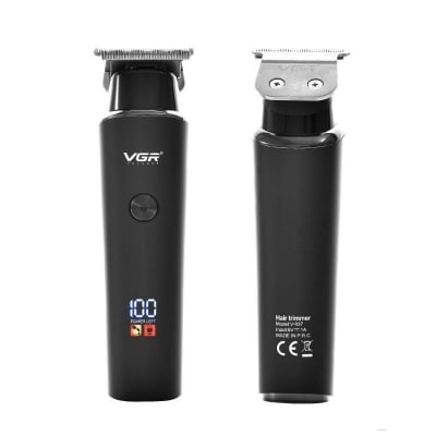 Picture of VGR V-937 Professional Rechargeable Electric Hair Trimmer With Metal Blade - Black