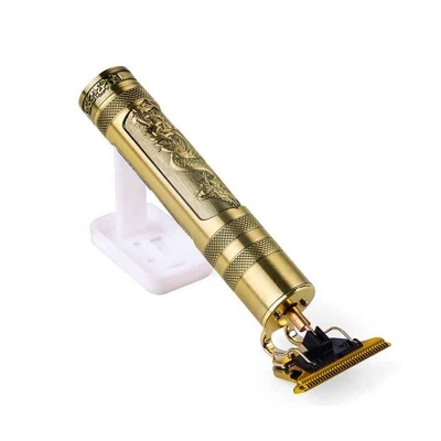 Picture of Vintage T9 Bald Head Electric Hair Clipper Recharge Professional Cordless Hair Trimmer for Men Barber Hair Cutting Machine - Gold