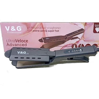 Picture of V&G V-1261 Fast Hair Straightener Professional Hair Iron - Black