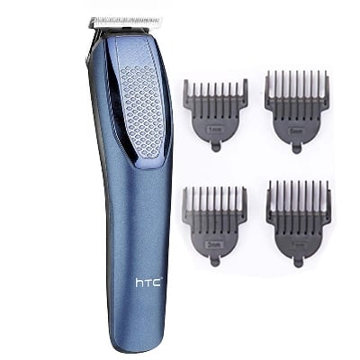 Picture of HTC AT-1210 Beard Trimmer And Hair Clipper For Men - Blue
