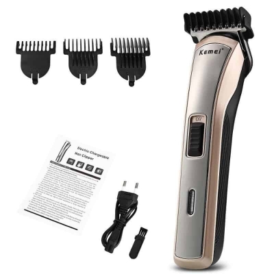 Picture of Kemei KM-418 Professional High Quality Beard Trimmer For Men - Gold