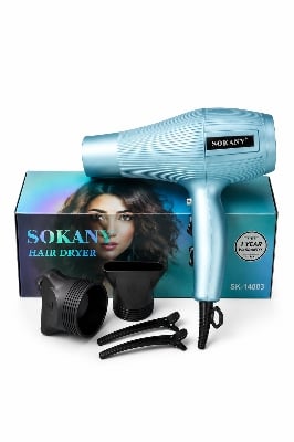 Picture of SOKANY Professional Hair Dryer SK-14006 – 2000W (Green) - Dark Grey