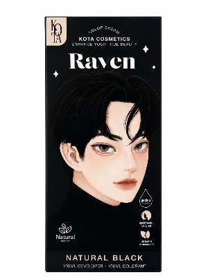 Picture of Kota Cosmetics Hair Color Cream – Tortilla Natural Black - Black