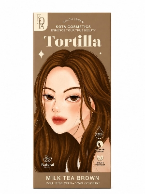 Picture of Kota Cosmetics Hair Color Cream – Tortilla Milk Tea Brown - Brown