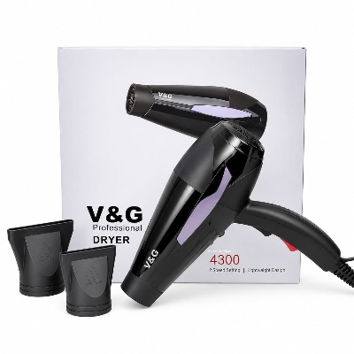 Picture of V&G Pro 4300 – 2000W Professional AC Motor Hair Dryer - Black