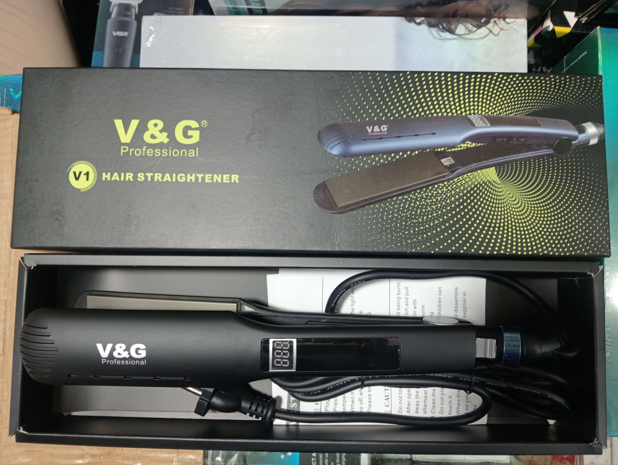 Picture of V&G V1 Professional Hair Straightener for Women