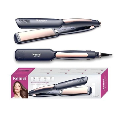 Picture of Kemei KM-3140 Professional Hair Straightener for Women - Black