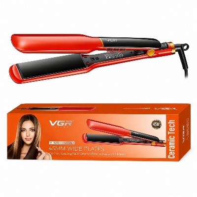 Picture of VGR V-525 StraightCare Essential Hair Straightener for Women - Orange