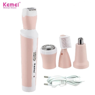 Picture of Kemei KM-3024 Trimmer & Shaver For Women - Pink