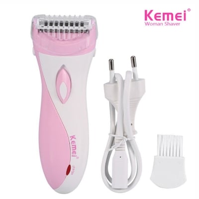 Picture of Kemei KM-3018 Shaver and  Hair Removal for Women - Pink