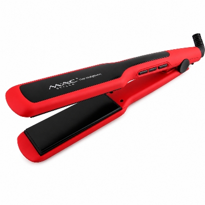 Picture of MAC MC-3066 Professional Hair Straightener – MAC Styler for Women - Red