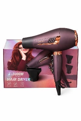Picture of SOKANY Professional Hair Dryer SK-14046 – 3000W High-Speed Motor - Maroon