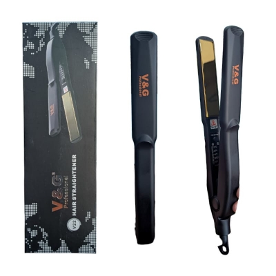 Picture of V&G V22 Professional Hair Straightener For Women - Black