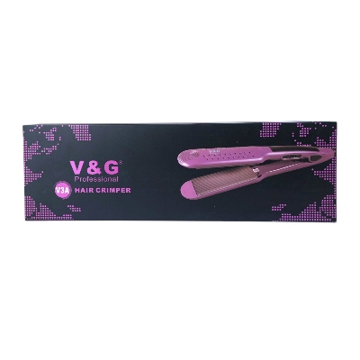 Picture of V&G V3A Professional Hair Crimper For Women - Gold