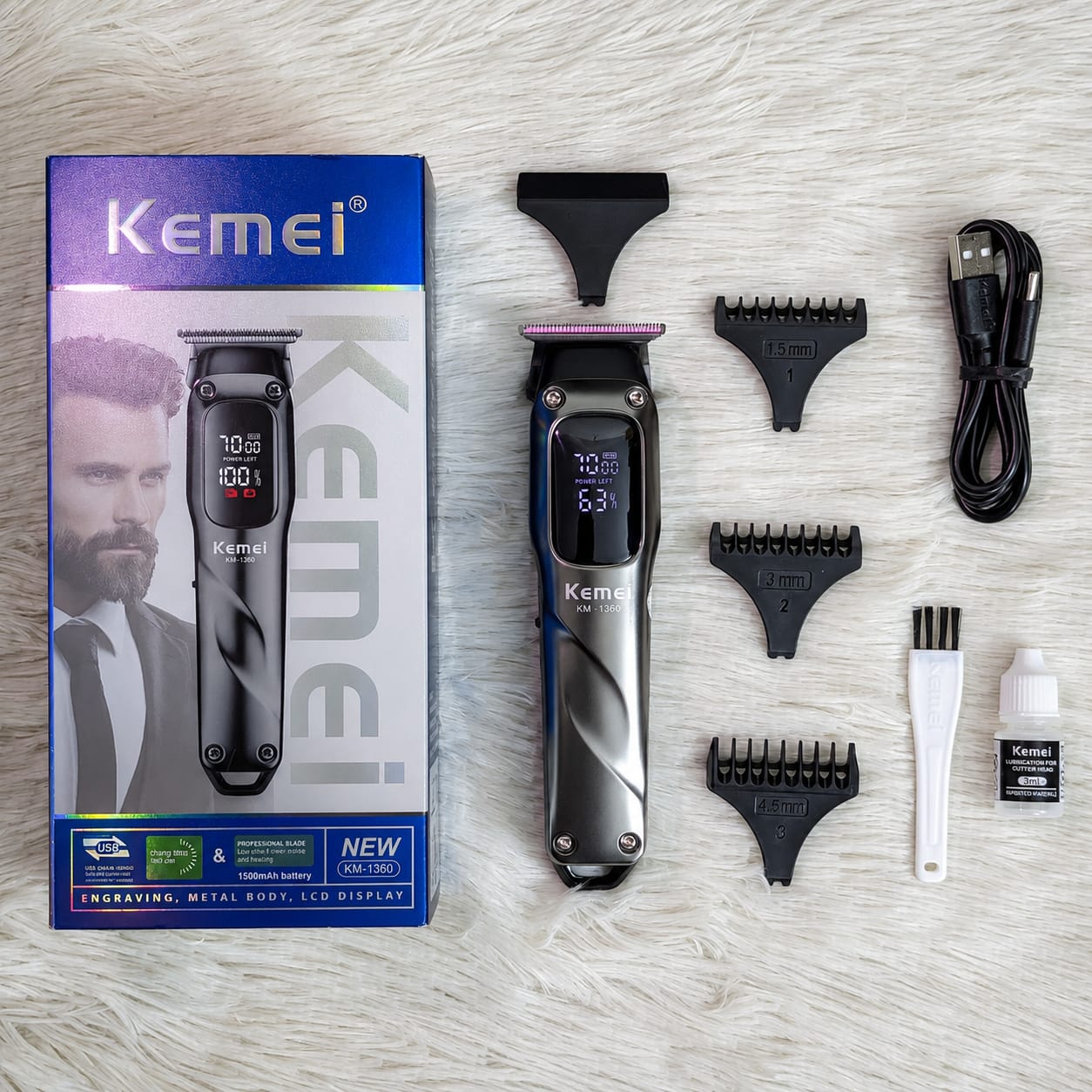 Picture of Kemei KM-1360 Professional Trimmer for Men
