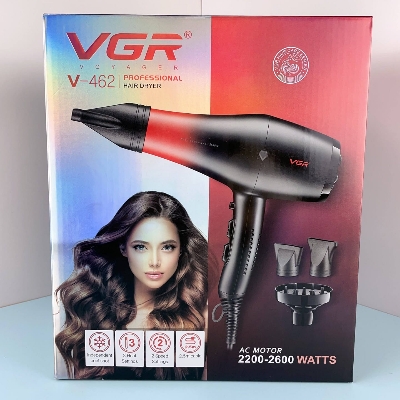 Picture of VGR V-462 Professional Hair Dryer | 2600W AC Motor - Black