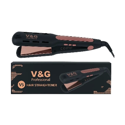 Picture of V&G V5 Professional Hair Straightener For Women - Black