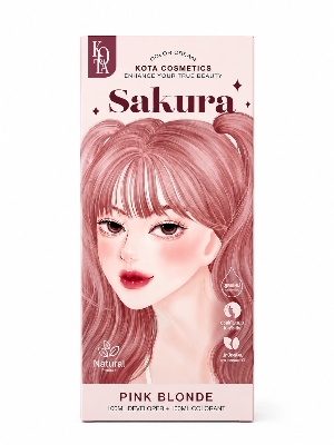 Picture of Kota Cosmetics Hair Color Cream – Tortilla Pink Blonde - Light Pink